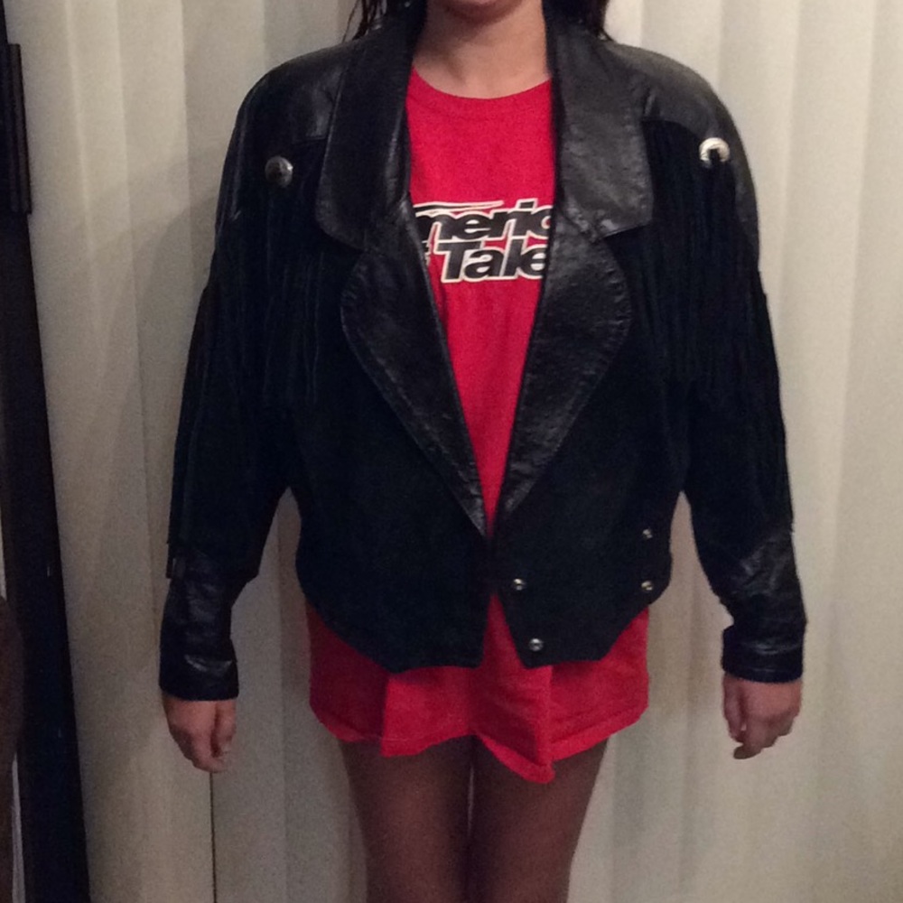 Phoenix Leather Jacket Size Small - image 6